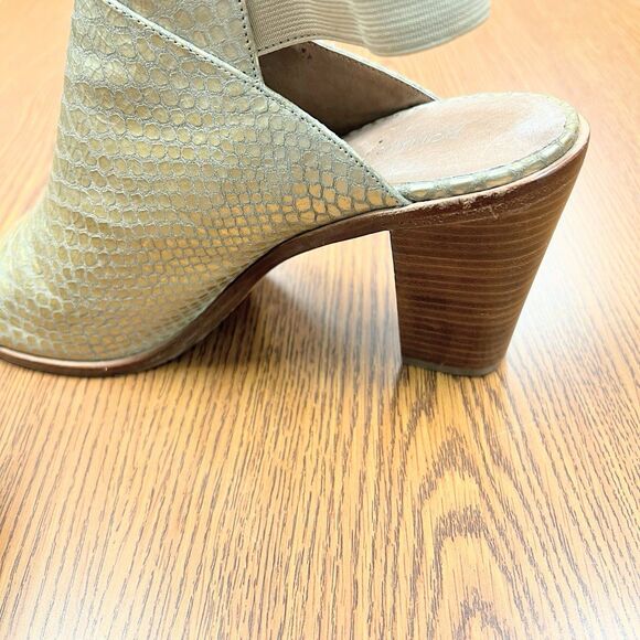 Donald J Pliner Khloe Slingback Booties Clogs‎ Shoes Size 10M High platform Gold - Picture 6 of 11